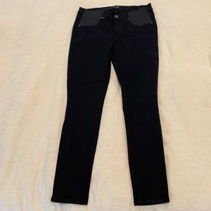 Paige Verdugo Ultra Skinny Black Maternity Jeans